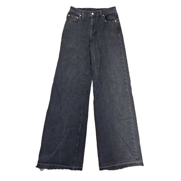 Levi's Black Wide Leg Jeans - Picture 1 of 8